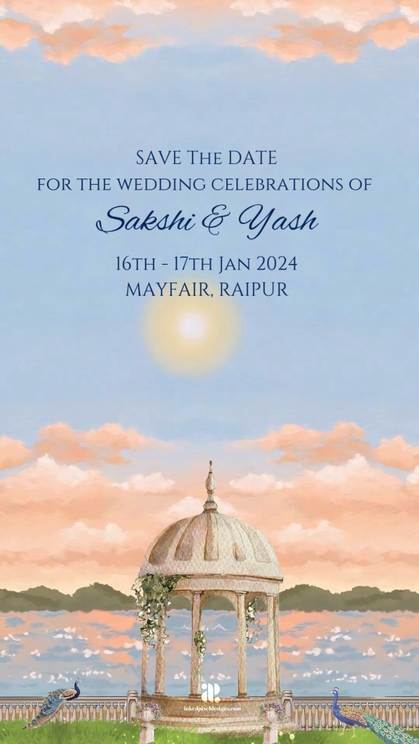 Sundowner Affair: Save the date (Canva Template)
