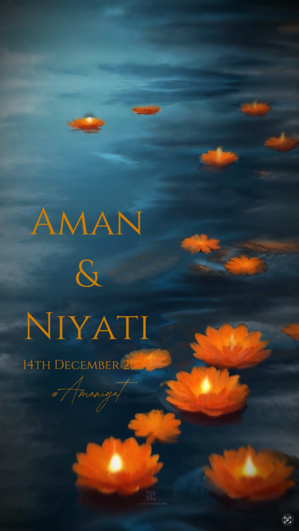 Banaras Wedding Invitation (Canva Template)