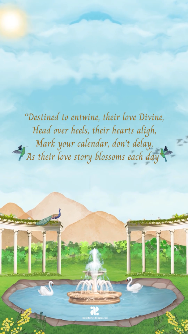 Misty Mountains to Garden Serenity: Canva Template