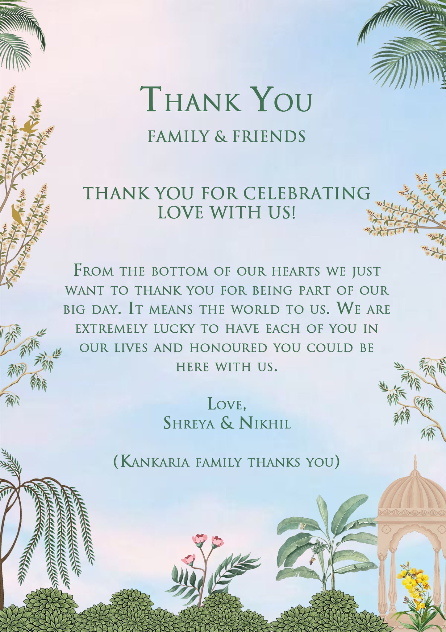 Thank you Card