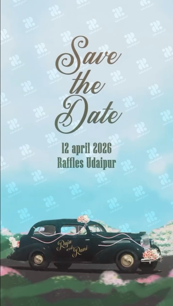 Save the Date: A Love Story in Retro Frames