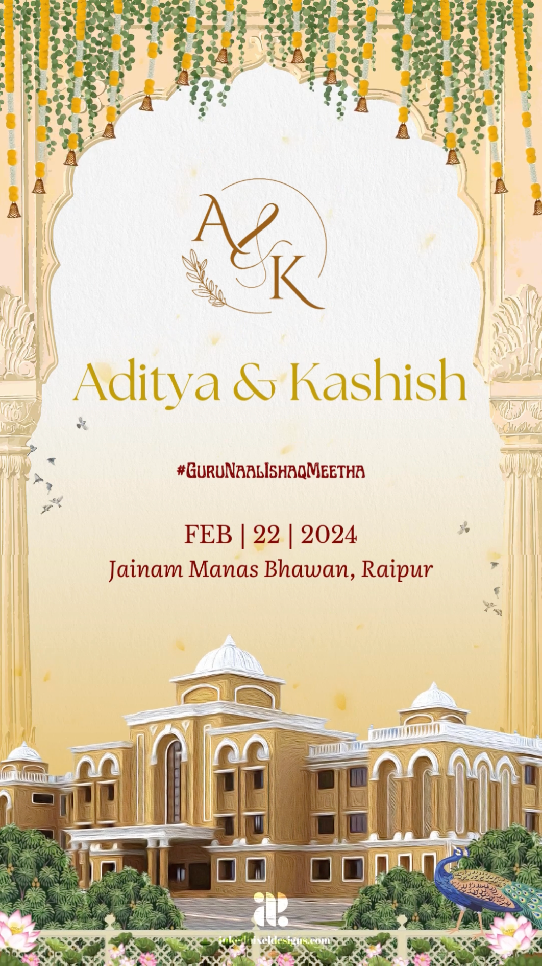 Wedding Invite: Love in Every Detail (Canva Template)