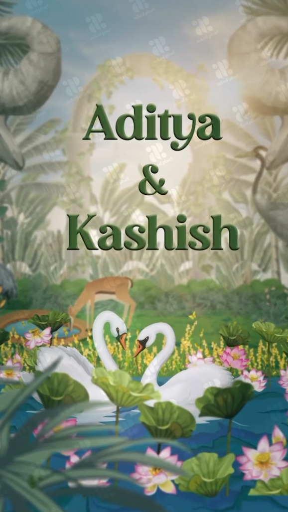 Jungle themed: Save the date