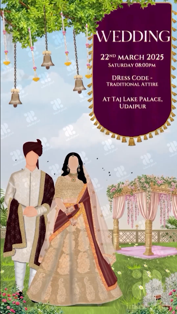 Sealed with Love:  Wedding Invitation