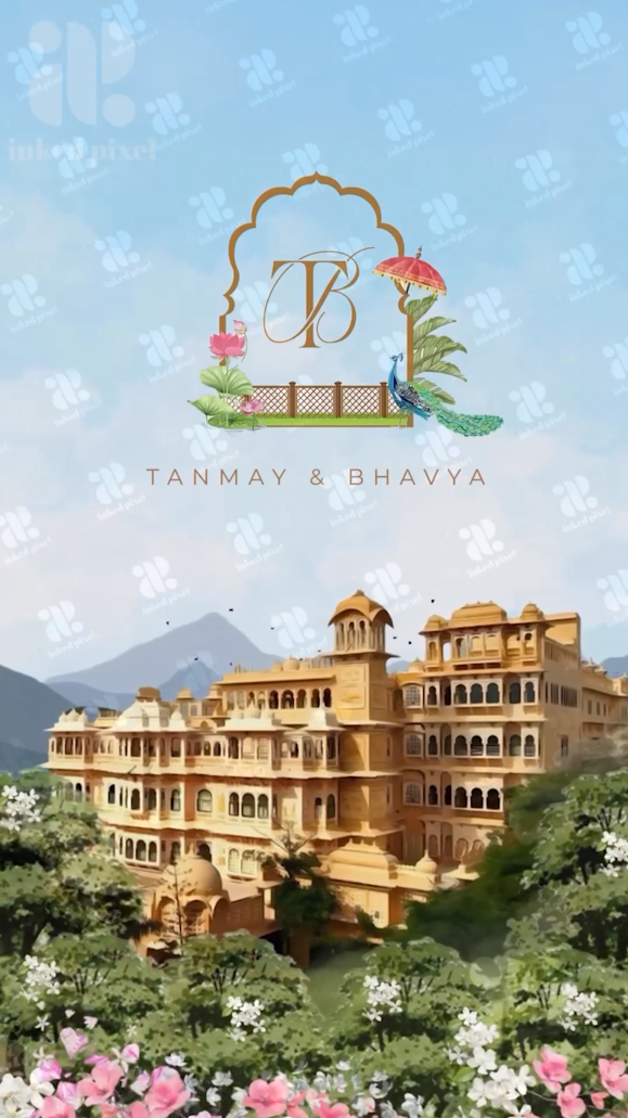 Sealed with Love:  Wedding Invitation