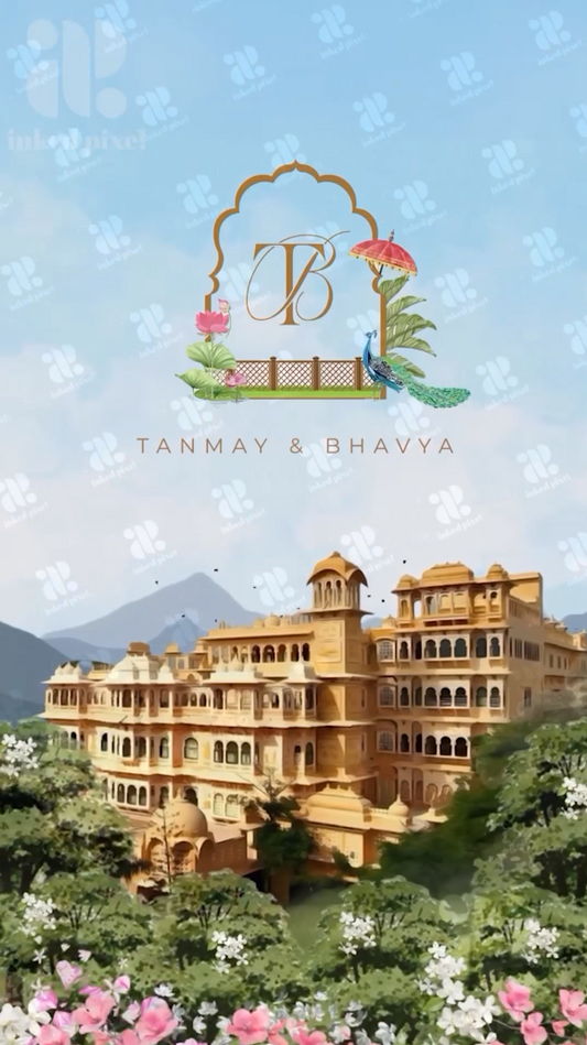 Sealed with Love:  Wedding Invitation