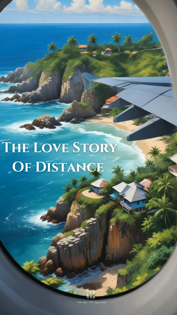 Where paradise meets, love thrives: Save The Date (Canva Template)