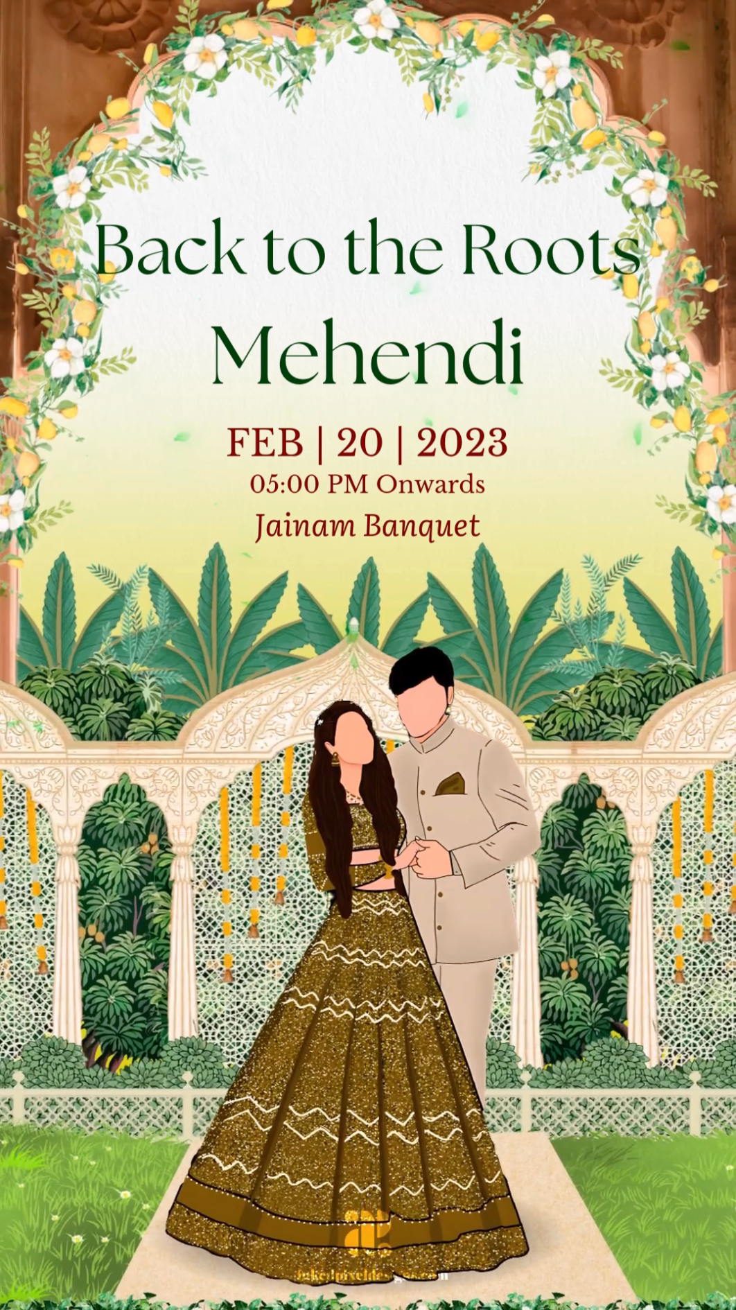 Wedding Invite: Love in Every Detail (Canva Template)