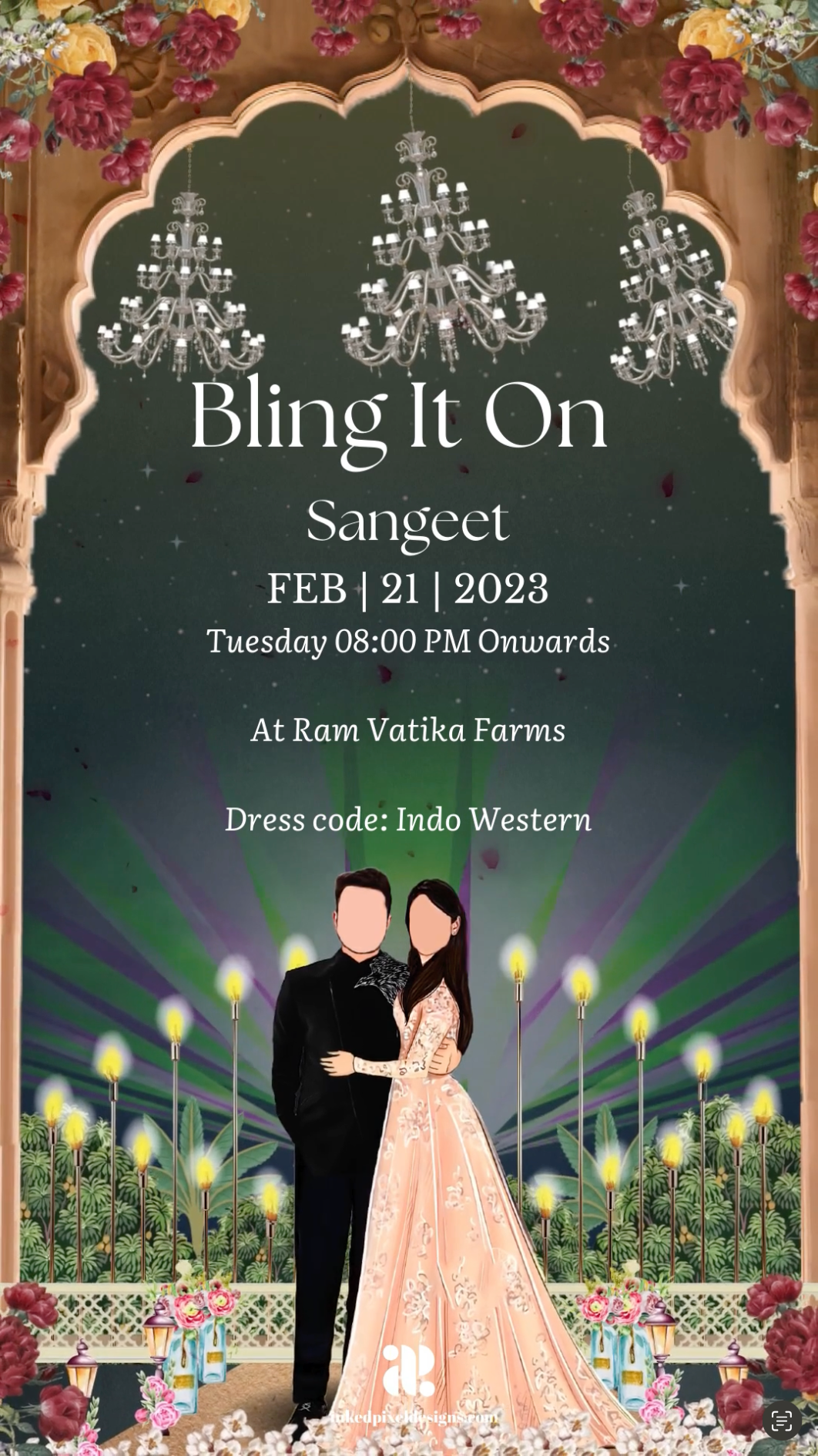 Wedding Invite: Love in Every Detail (Canva Template)