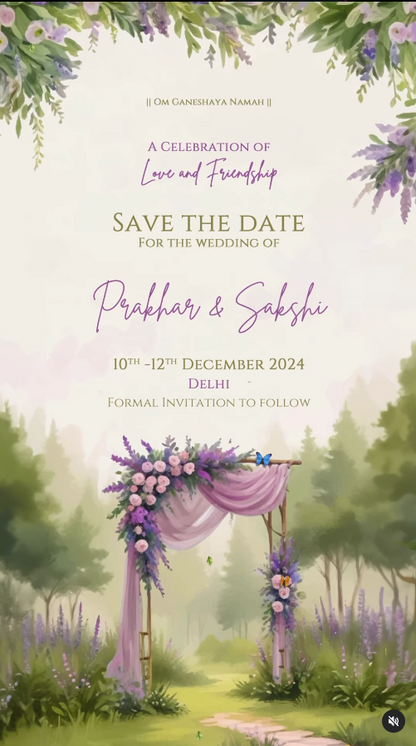 A Whirl of Lavender & Love: Save the Date