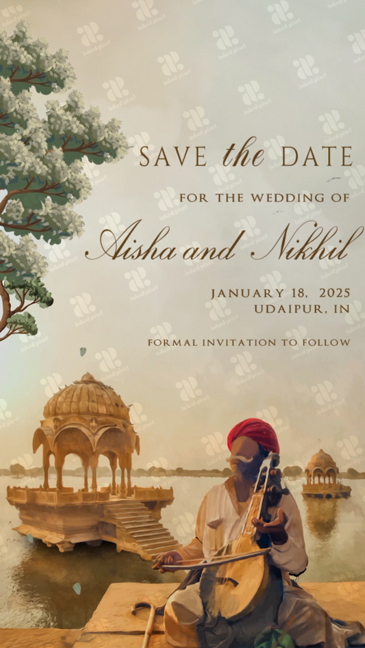 Rajasthani Save the Date