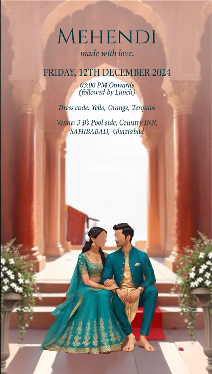 Banaras Wedding Invitation