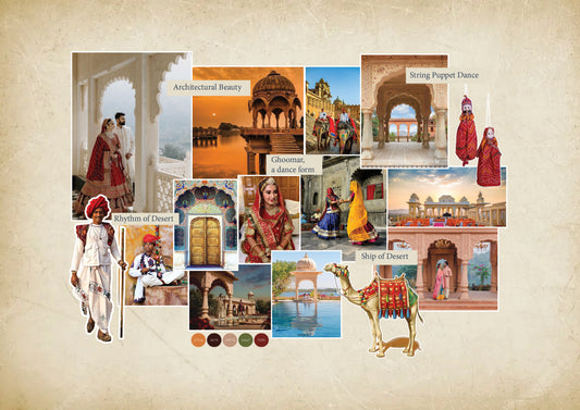 Rajasthan Themed Wedding Invite