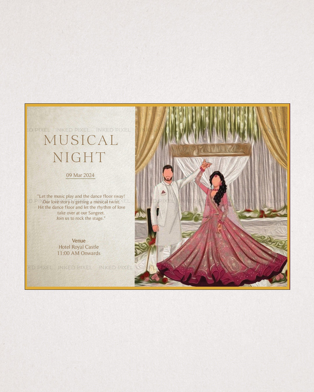 Traditional Wedding Invitation