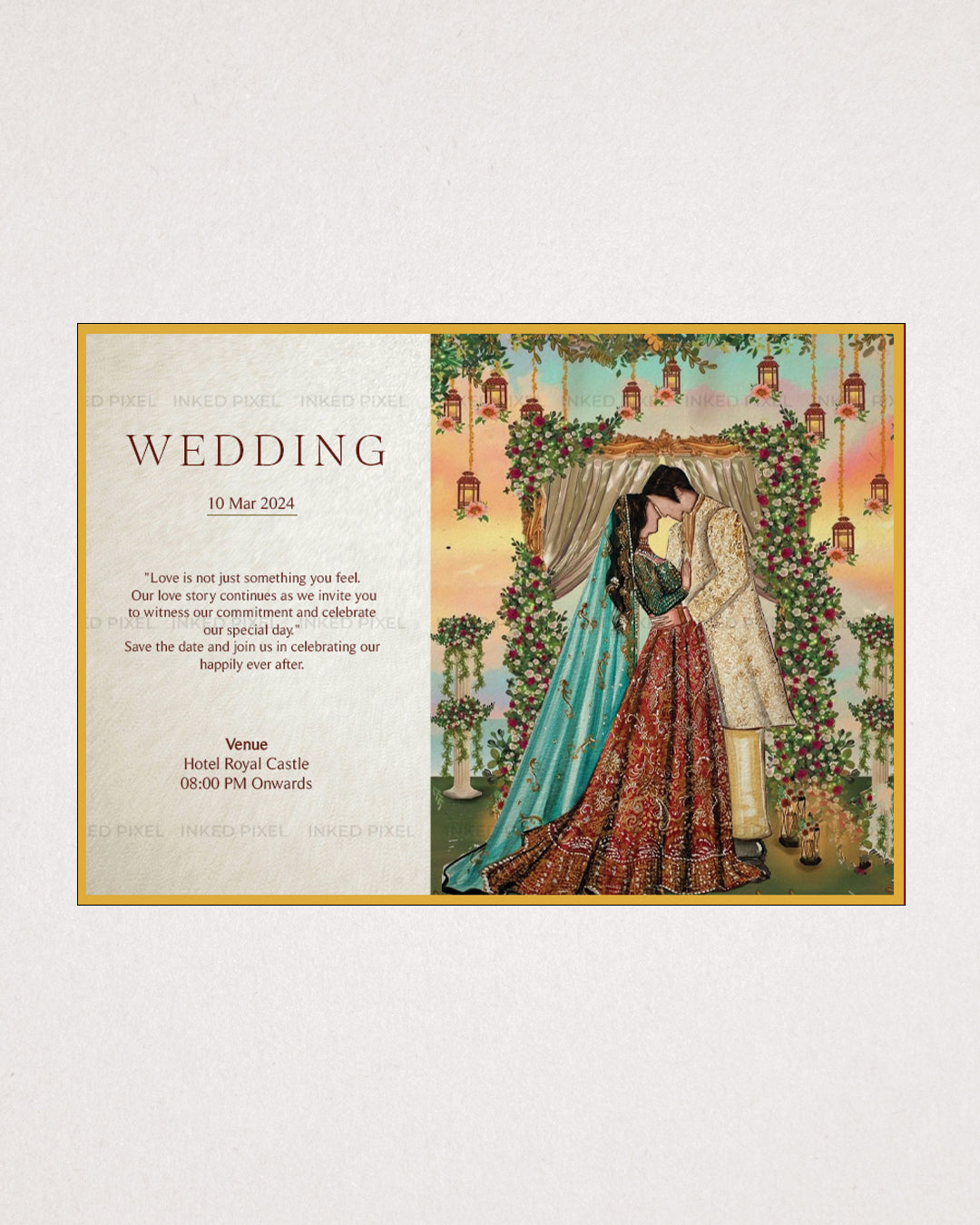 Traditional Wedding Invitation